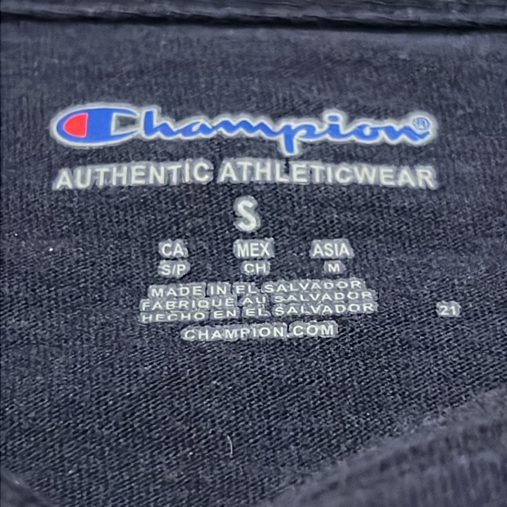 Champion Navy Red and White Graphic T-Shirts Set of 2 Size Small - Picture 4 of 6
